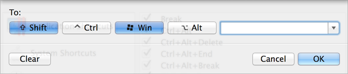 PD Preferences - Customize Keyboard Menu
