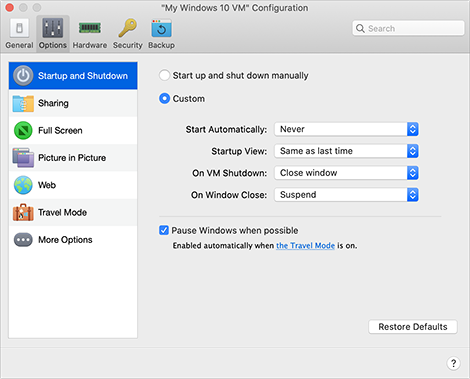 VM_Configuration_Startup and Shutdown
