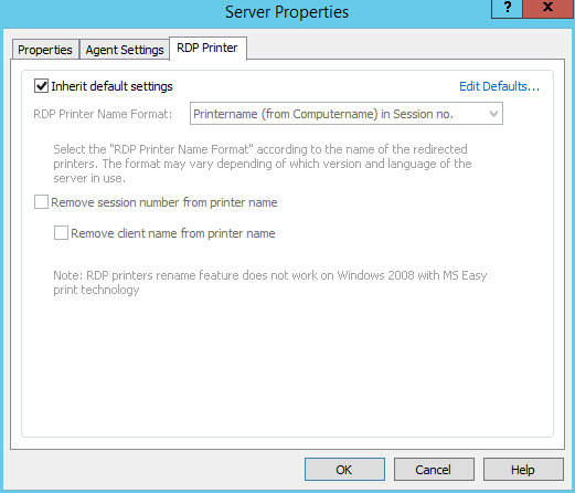 View And Modify Terminal Server Properties