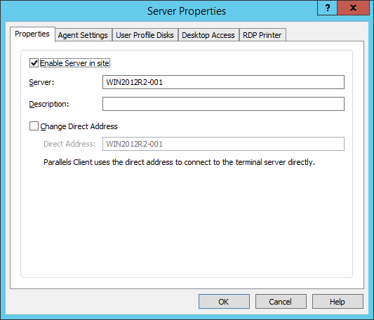 View And Modify Rd Session Host Properties