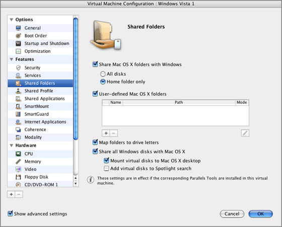 share windows directory for mac