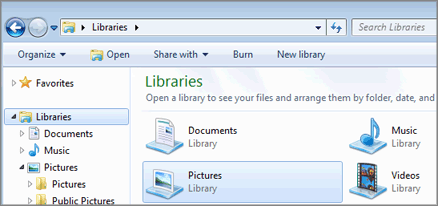 STW7 - Working in W7 - Libraries