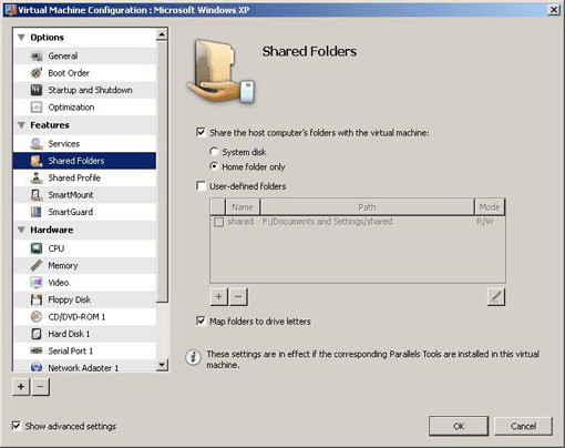 Shared Folders - Configuring Shared Folders
