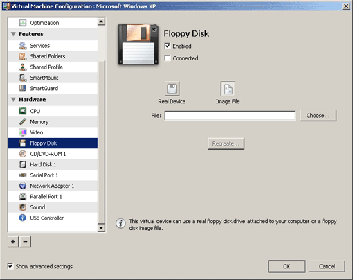 Commands Copy Log File Floppy Disk