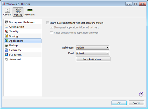 PW VMC - Applications