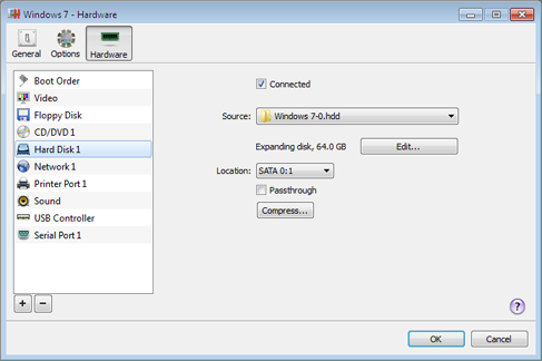 PW VMC - Hard Disk