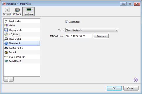 PW VMC - Network Adapter