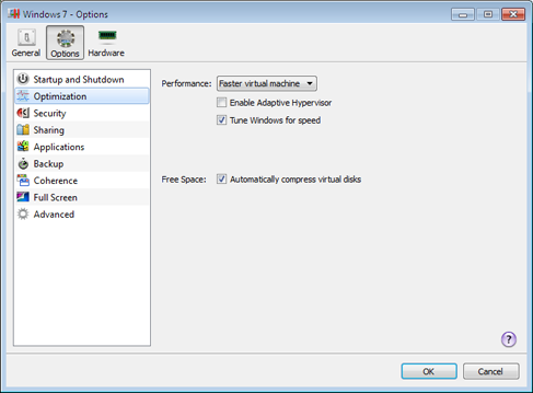 PW VMC - Optimization