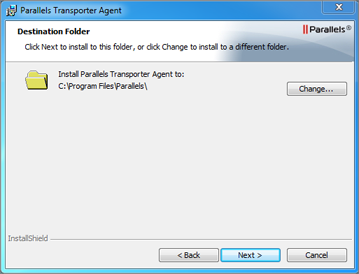 PT for STM Agent - Installation Destination