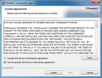 PT for STM Agent - EULA