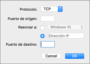 PD6_Añadiendo reglas de reenvío de puerto