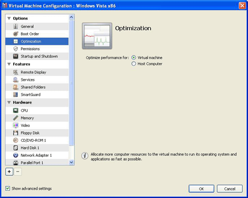 Specifying Optimization Settings