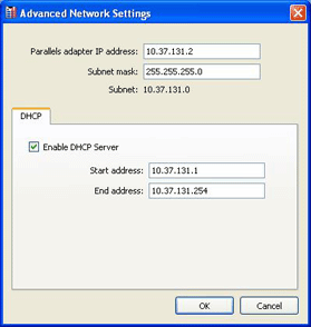 Specifying Host-Only Advanced Settings