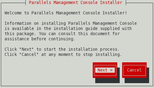 Parallels Management Console Installation - Linux