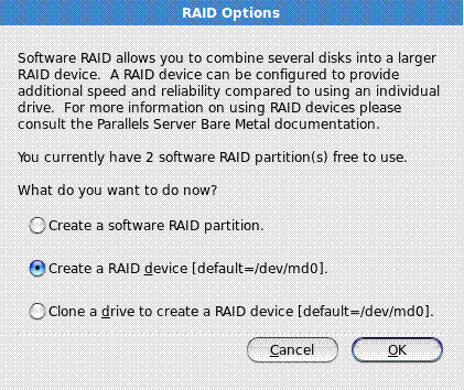 RAID - View Ready Partitions