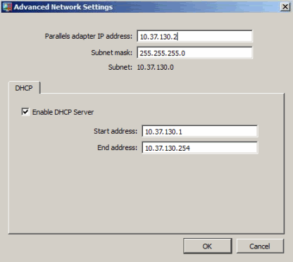 Specifying Host-Only Advanced Settings