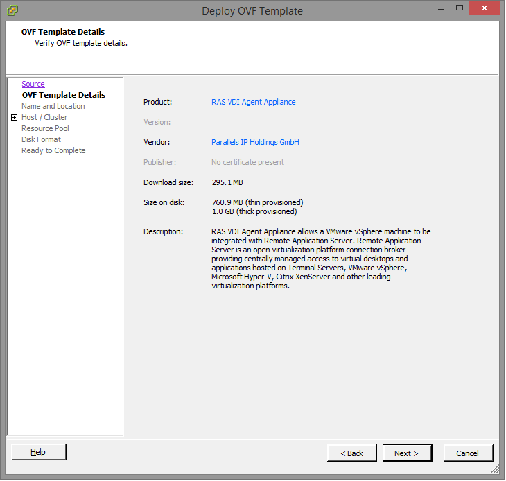 VMware_Deploy OVF Template2