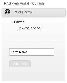 RAS_Adding a farm