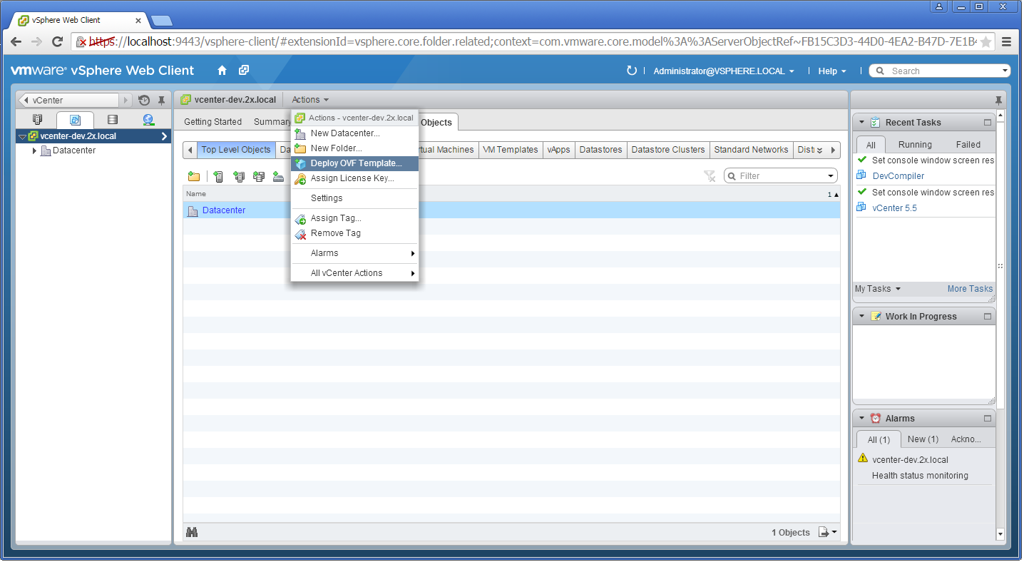 VMware_vSphere Web Client3