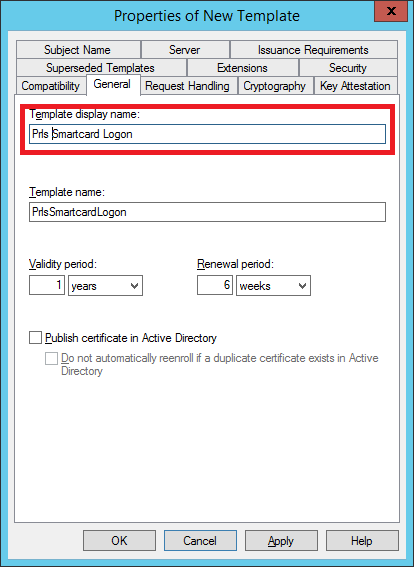 active directory certificate templates