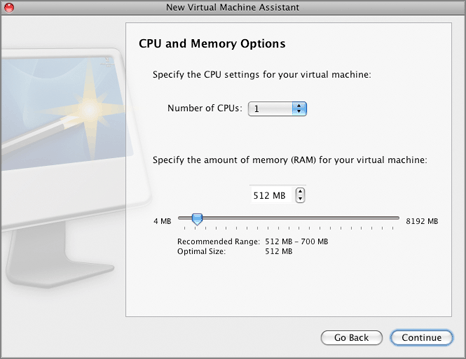 Setting CPU and Memory Parameters